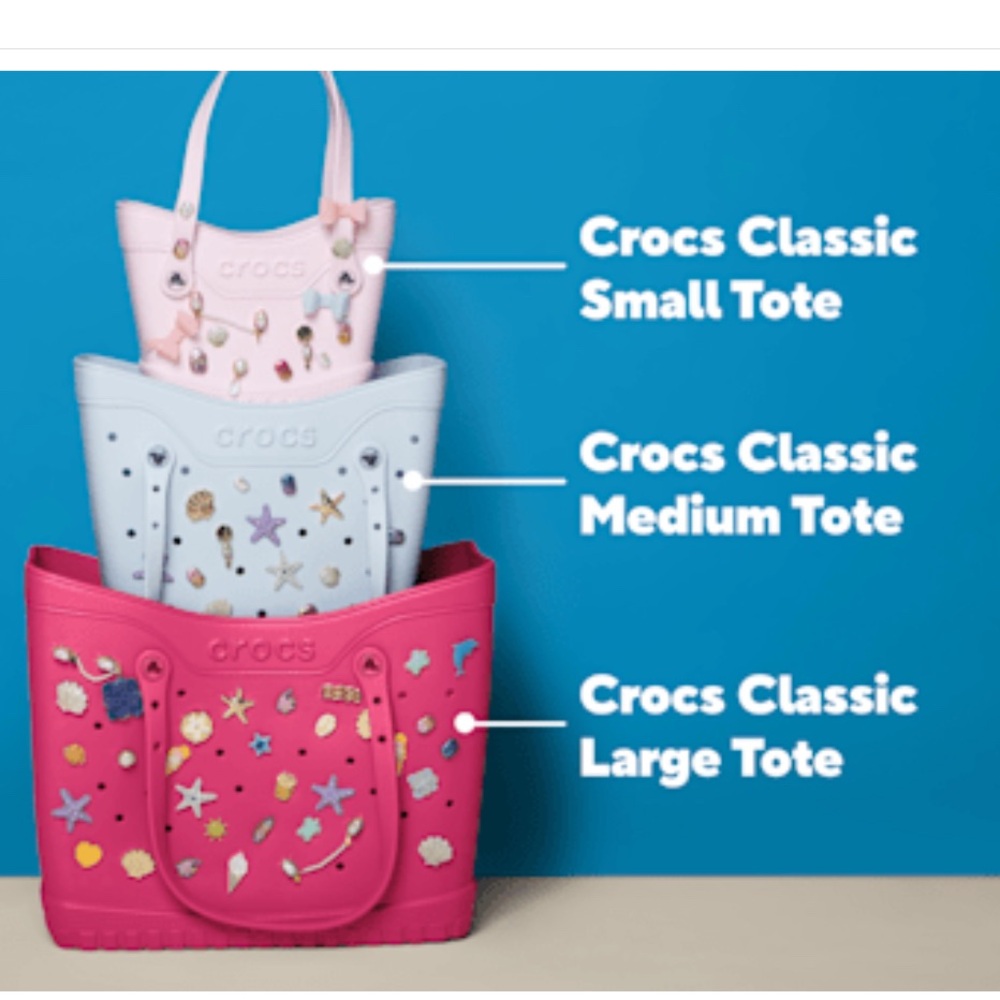 CROCS Dragon Fruit MediumTote Bag - Picture 4 of 4